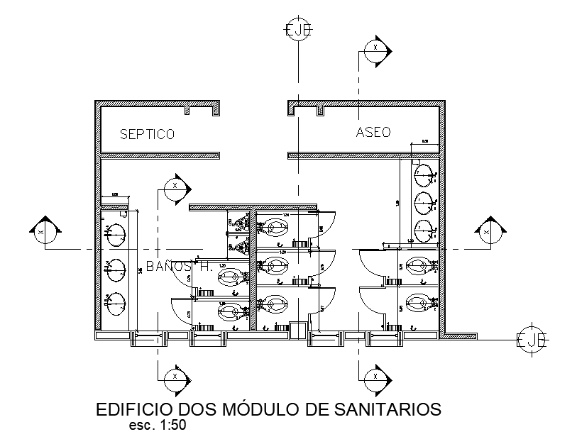 Toilet detail drawing presented in this AutoCAD file. Download this 2d AutoCAD drawing file.