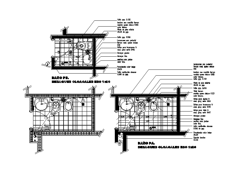 Toilet floor plan detail drawing stated in this AutoCAD drawing file. Download this 2d AutoCAD drawing file.