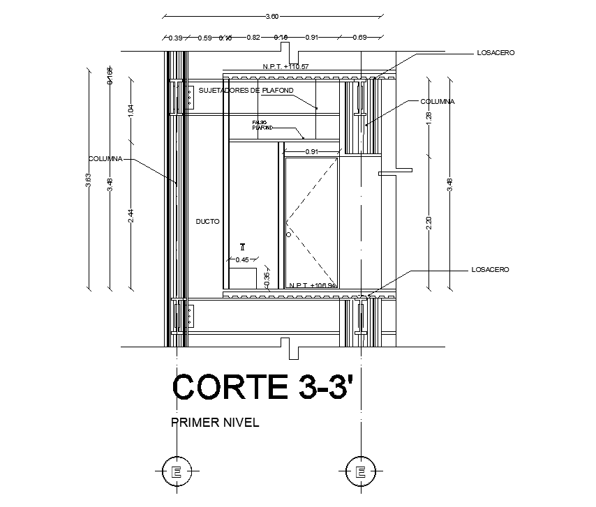 Toilet section detail drawing Defined in this AutoCAD file. Download this 2d AutoCAD drawing file.