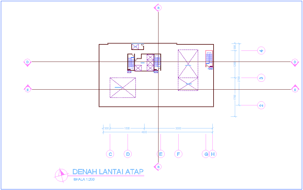 Top plan of office floor plan dwg file