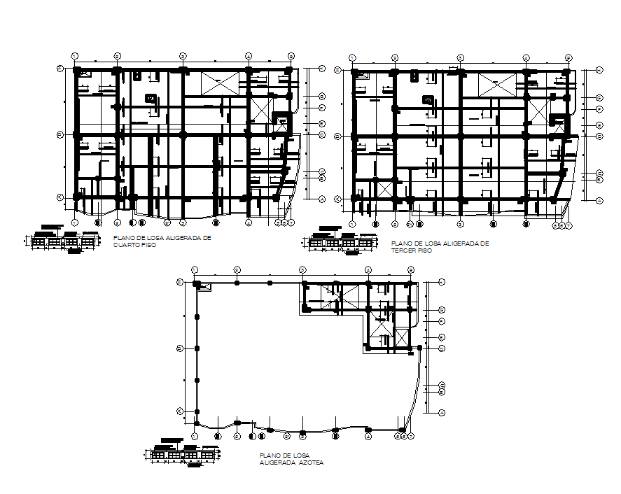 Top to bottom floor center line plan detail dwg file