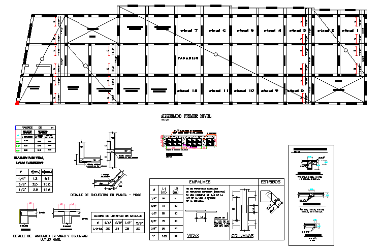 Top view layout plan and Installation layout plan