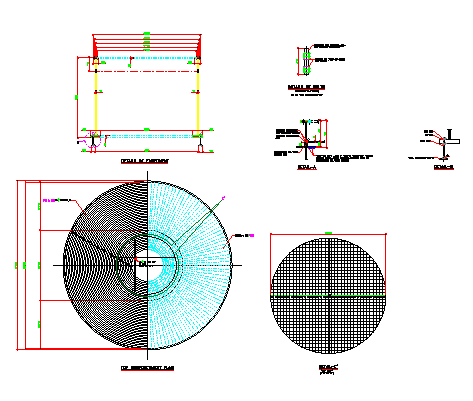 Top Reinforcement plan section details are given in this AutoCAD DWG Drawing File.Download the 2D CAD DWG file now.