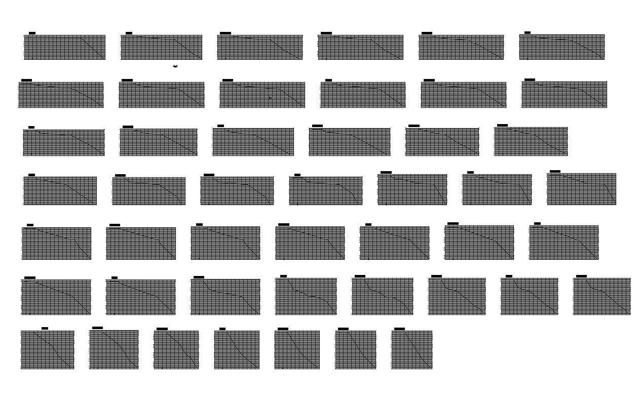 Topographic plans details of municipal garden dwg file