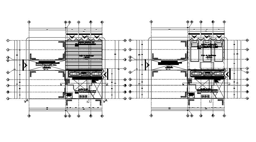 Top Section AutoCAD Drawing of Residential Big Ranch