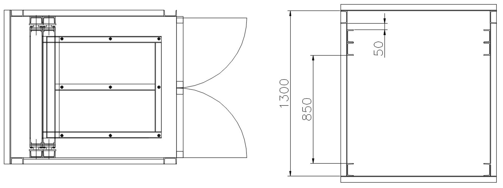 Top View Bucket & Tower Incinerator AutoCAD 2D DWG CAD file