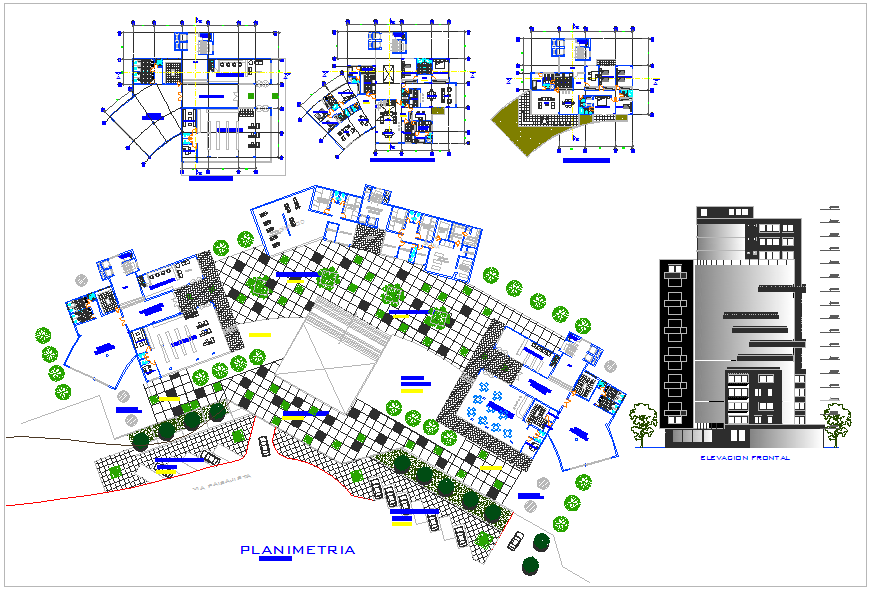 Tower design for resident area