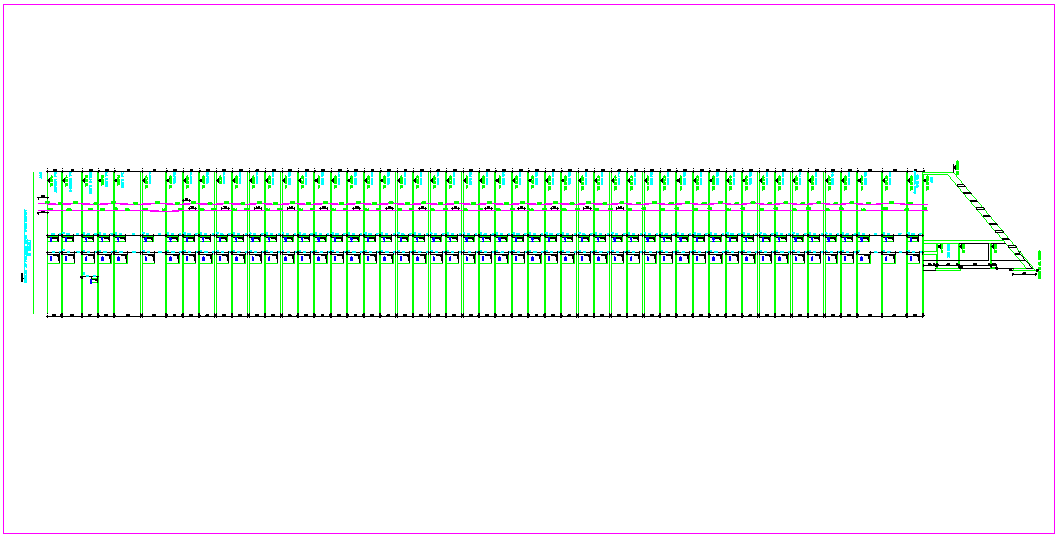 Tower vertical bar view for tower B 