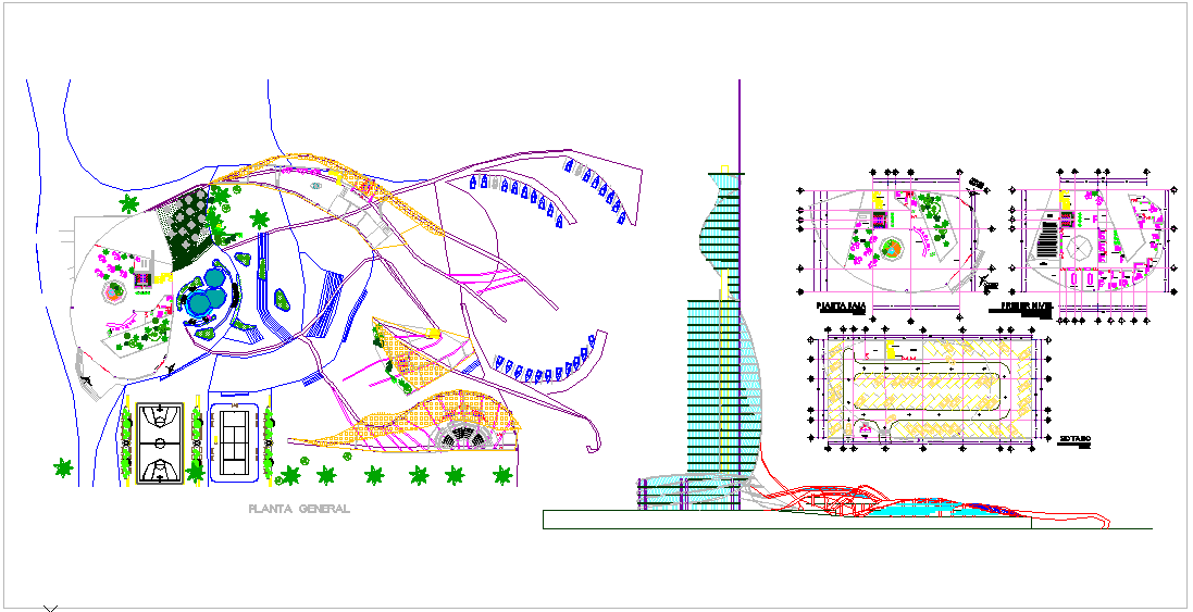 Town planing Design of hotel