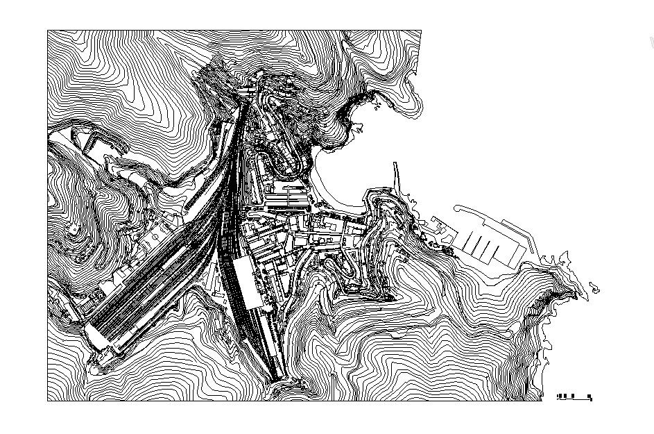 Town planning and map details of urban area cad drawing details dwg file