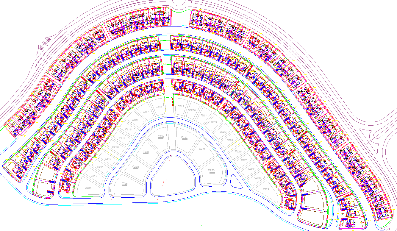 Town planning architecture master plan 