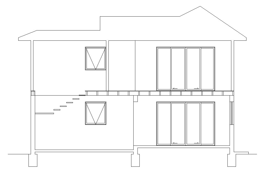 Traditional house section detail cad drawing is given in this cad file. Download this 2d cad file now.