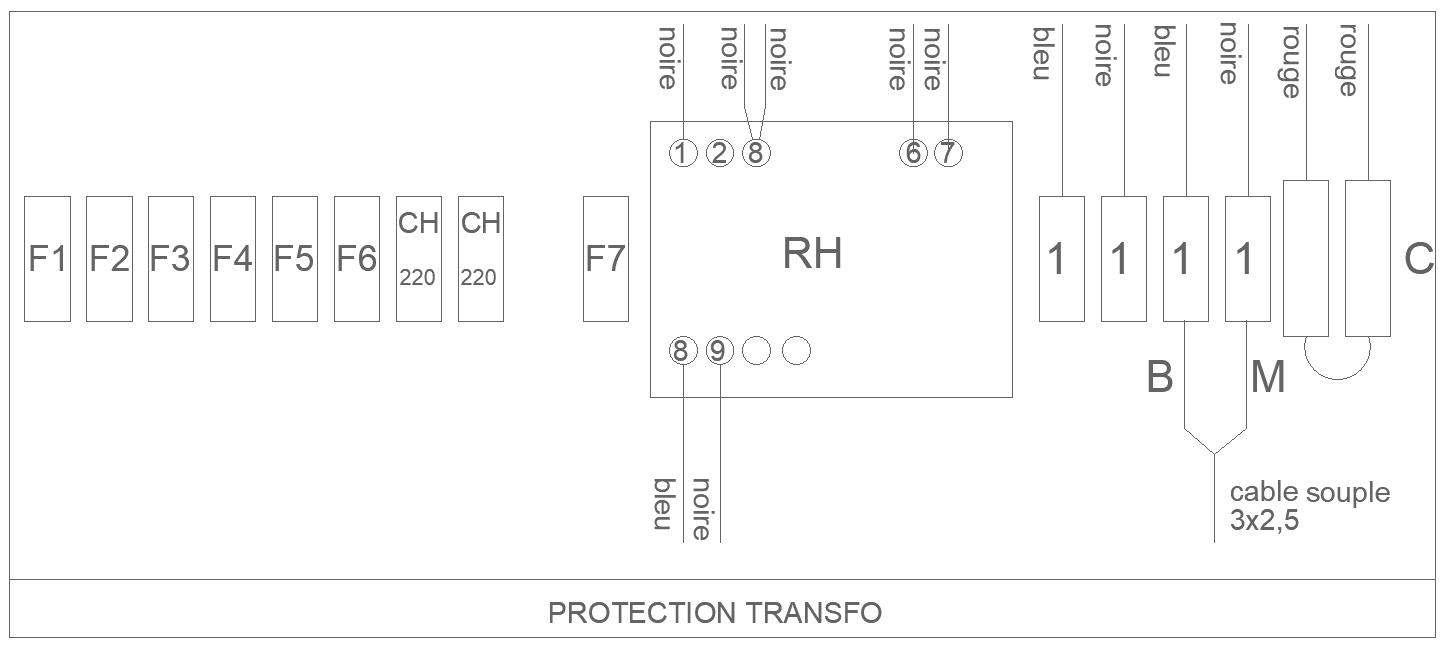 Transformer Protection Layout Drawing AutoCAD DWG File