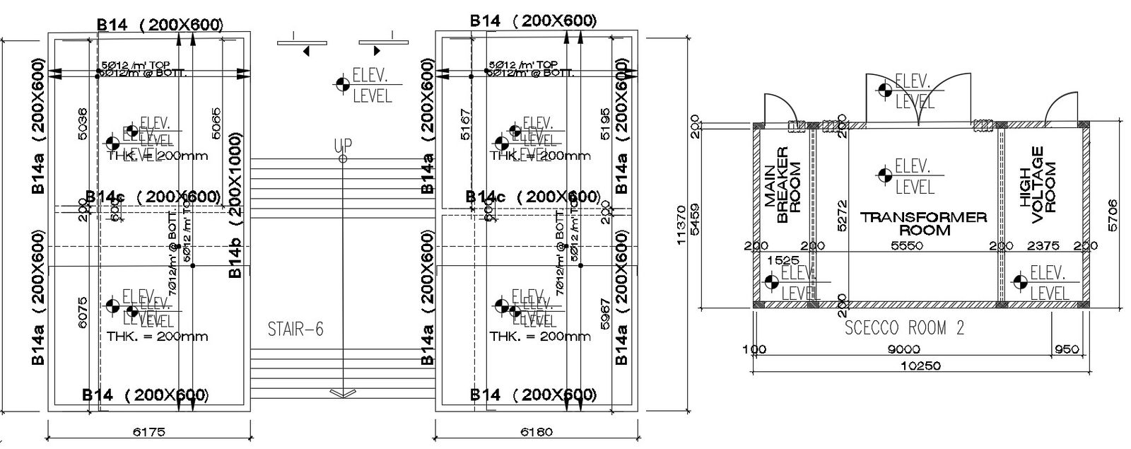 Transformer Room Plan CAD Drawing Download DWG File