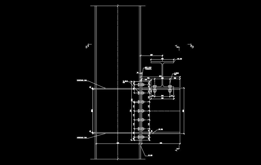Transverse column section detail drawing download now