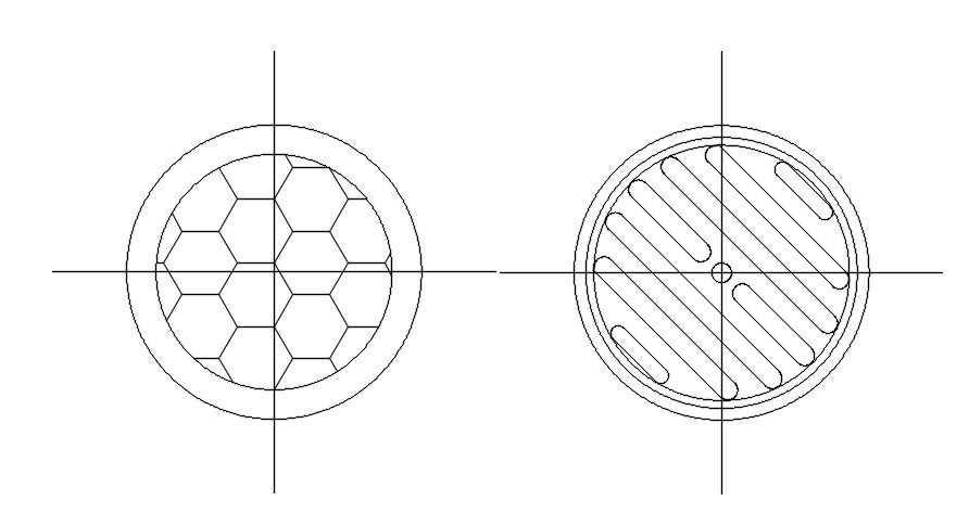 Trap cad block plan in AutoCAD, dwg file.
