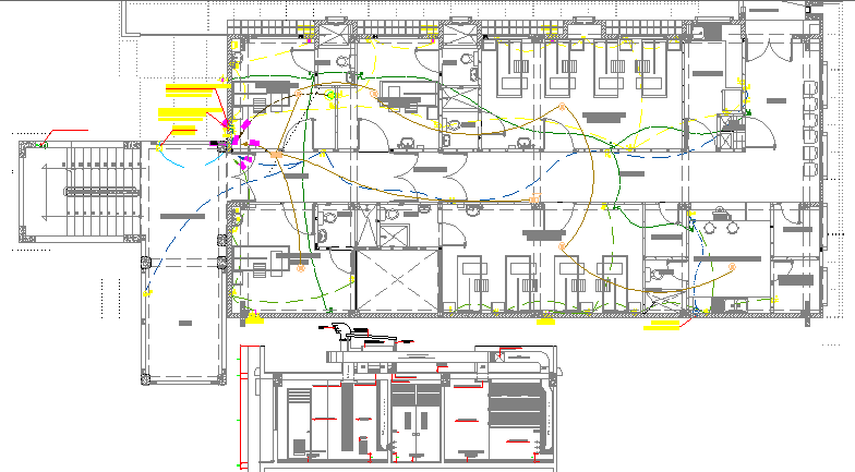 Treatment Pavilion Electric Installation dwg file