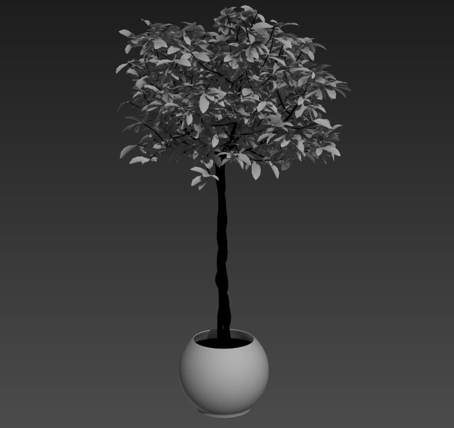 Tree Design 3d model Landscape Block max file
