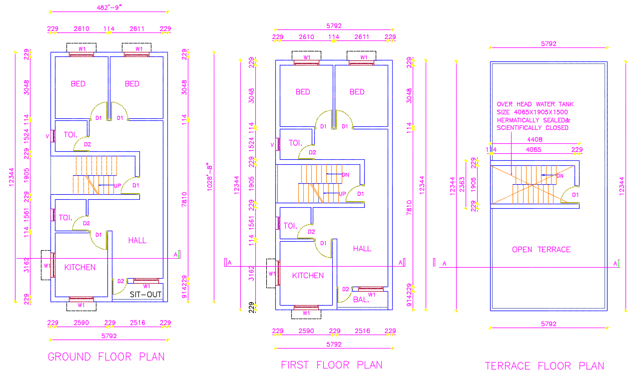 Triple Storey House Design