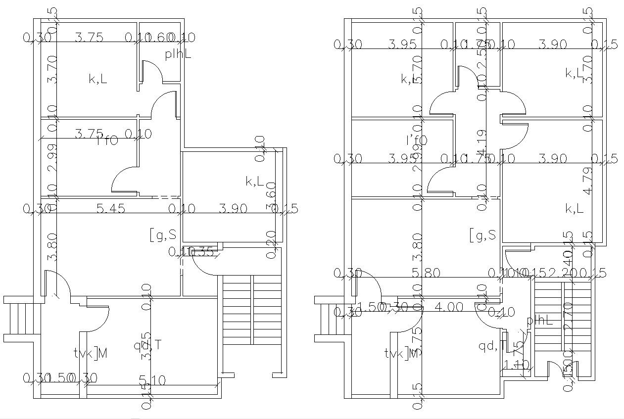 Two Planning Options Of Small House Architecture Design