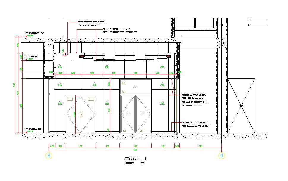 Two sets of the main Doors with clear section details AutoCAD 2D DWG drawing file is provided.Download the AutoCAD free 2D DWG file.
