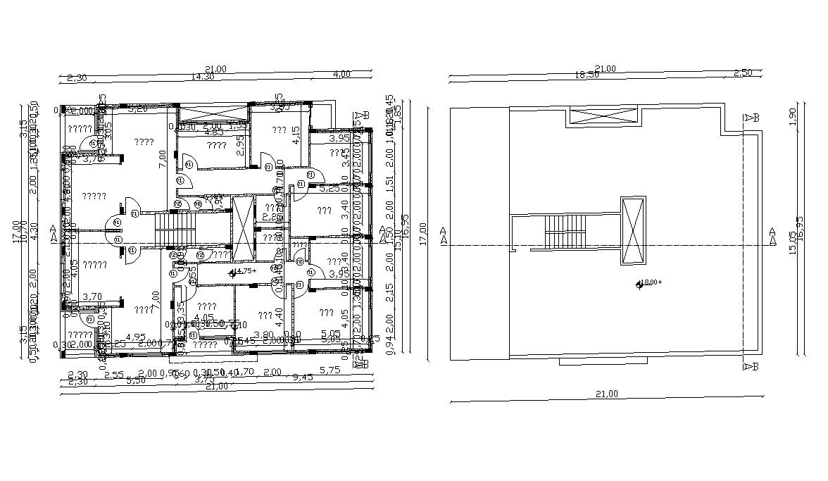 Typical Apartment Design 2d Architecture AutoCAD Plan