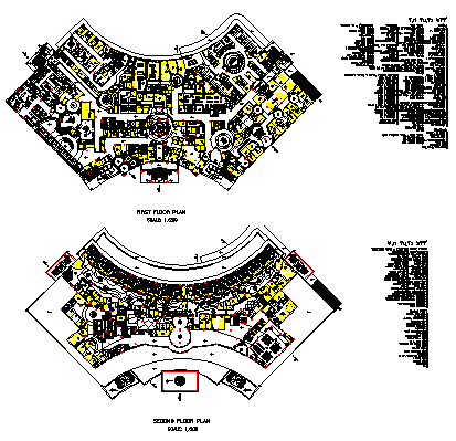Typical layout plan design drawing of Hospital design drawing