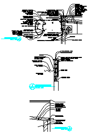Typical roof section detail design drawing