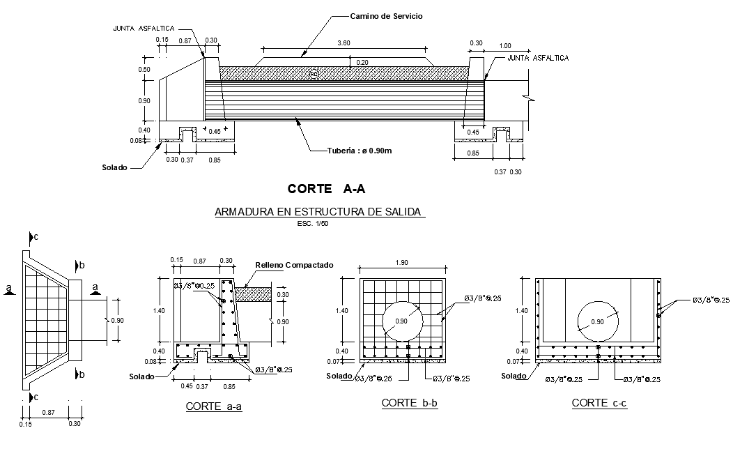 Typical sewer plan detail dwg file