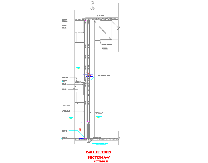 Typical wall section detail drawing file