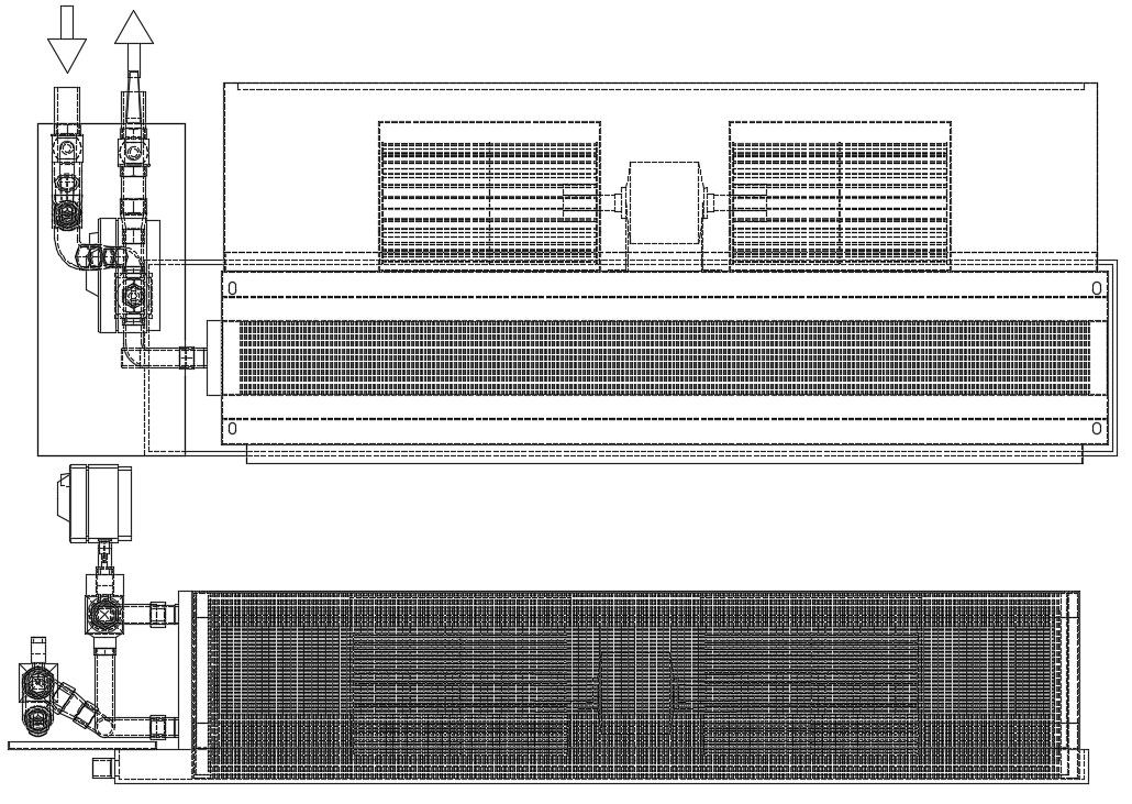 Typical FCU Connection detail is given in this Autocad drawing model. Download now.