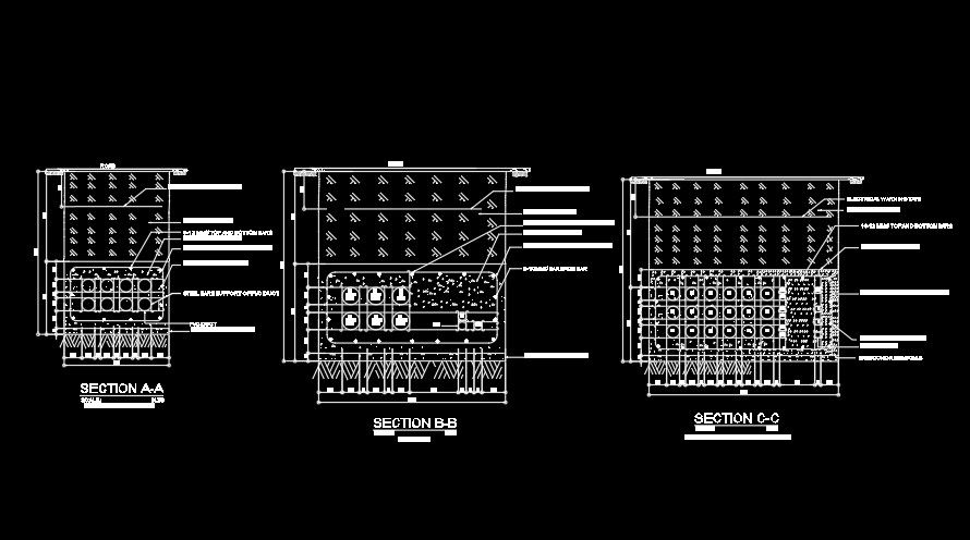 Typical Manhole section drawings are given in this AutoCAD file