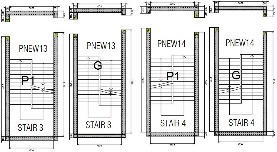TypicalSection details of the staircase are provided in this CAD DWG Drawing File,.Download the AutoCAD file now.
