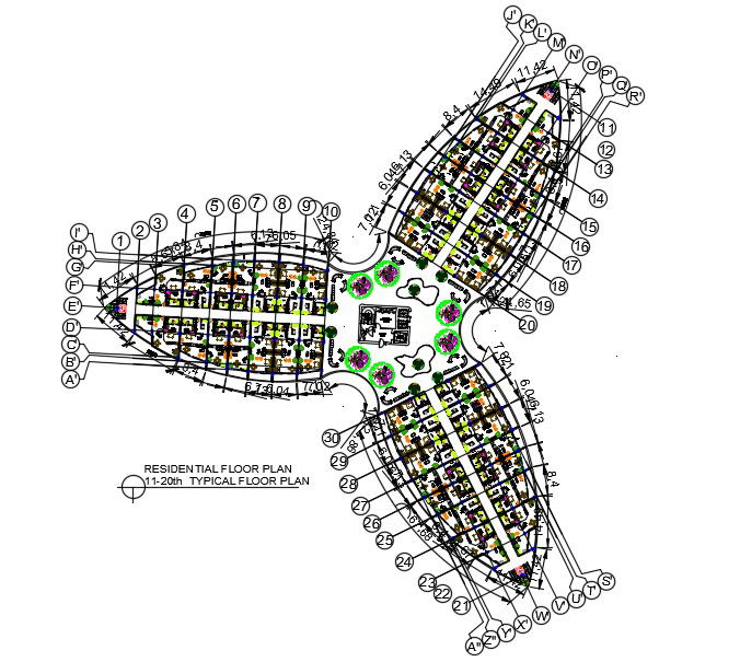 Typical Studio Apartment Floor Plan CAD Drawing DWG File