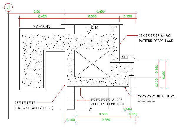 Typical concrete section details AutoCAD 2D DWG drawing file is given. Download the AutoCAD DWG file.