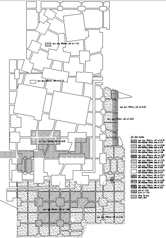 Typical framing plan of building