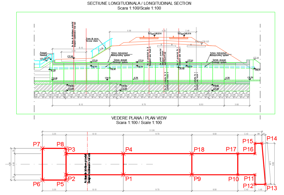 Underground Water Supply System Foundation DWG Drawings
