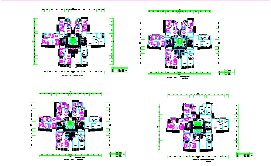 Unit plan of house with area detail dwg file