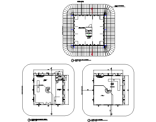 Universal layout detail dwg file