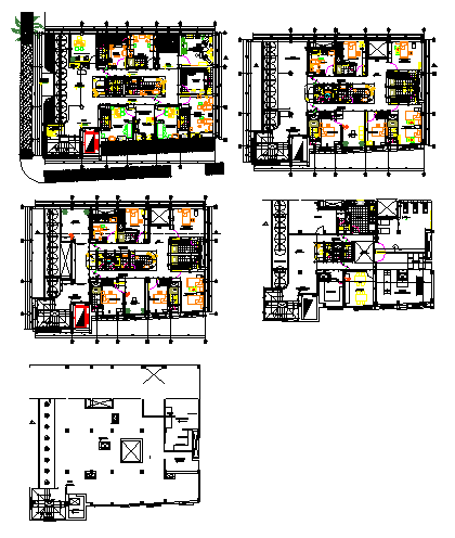 University college structure plan dwg file