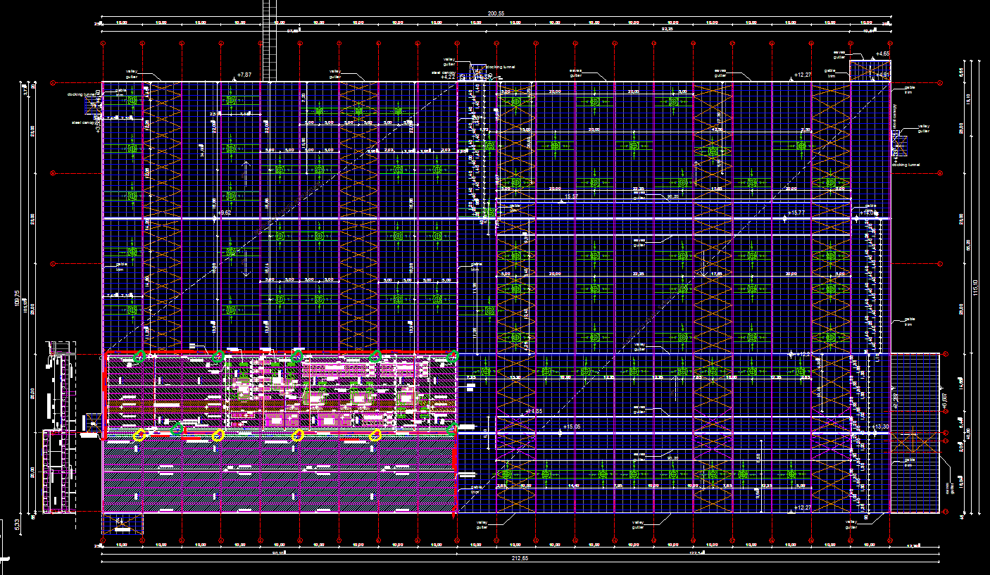 Roof Detail DWG CAD File with Precise Architectural Design Plans