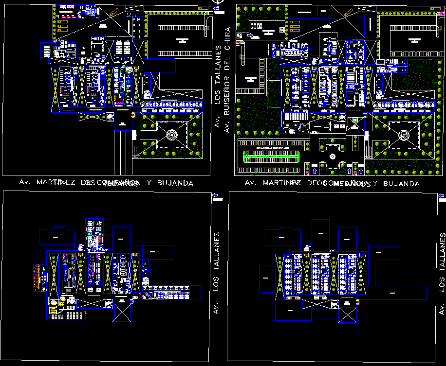 Hospital Floor Plan DWG AutoCAD File with Detailed Room Layouts