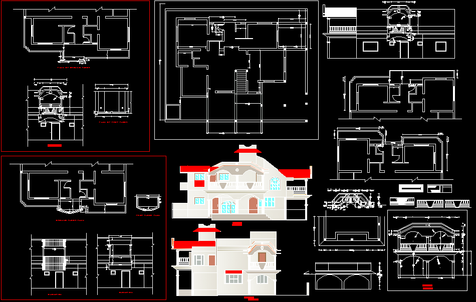 Compact Single Bedroom Layout DWG File for Residential Planning