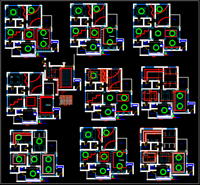 Ceiling Design and Wall Paint layout Detail in DWG Drawing File