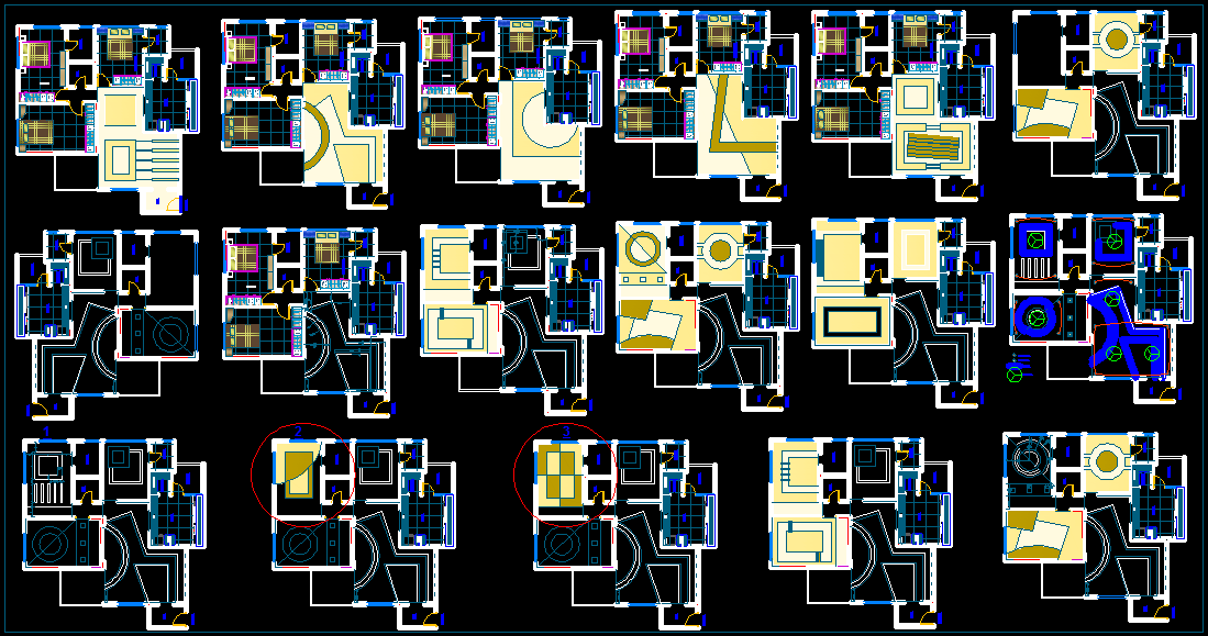 False Ceiling and Wall Paint Design Plan DWG CAD Drawing File