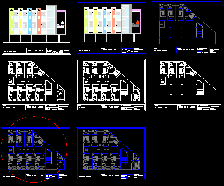 Stilt 3 Hotel Room Layout CAD DWG File for Architects and Designers
