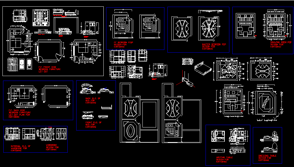 Complete Interior Layout Plan DWG File for CAD Design Projects
