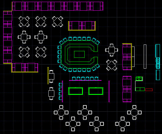 Furniture Block Set for Interior Design DWG AutoCAD Drawing File