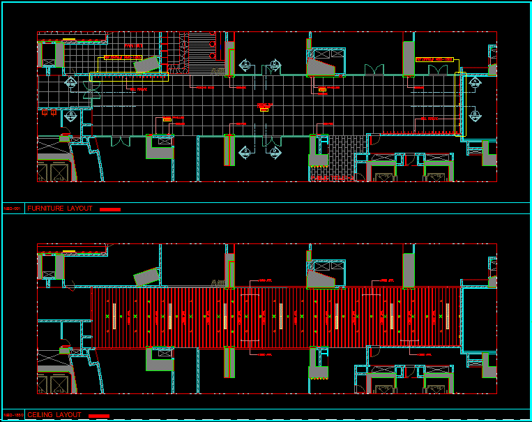 Public Toilet Building Layout and Interior Design in AutoCAD File
