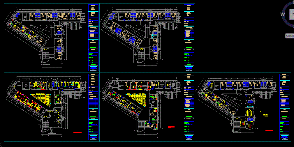 Multispecialty Hospital Floor Plan and Layout Design in AutoCAD File